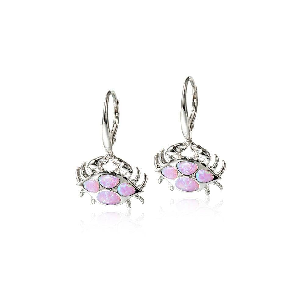 Opalite Mighty Crab Earrings Earrings Island by Koa Nani Pink