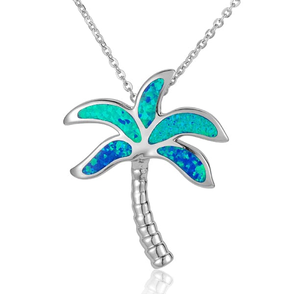 Opal Palm Tree Pendant Pendant Island by Koa Nani Large