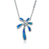 Opal Retro Palm Tree Pendant Pendant Island by Koa Nani Small