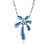 Opal Retro Palm Tree Pendant Pendant Island by Koa Nani Large