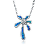 Opal Retro Palm Tree Pendant Pendant Island by Koa Nani Large