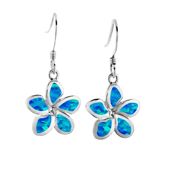 Opal Sunrise Plumeria Earrings Earrings Island by Koa Nani