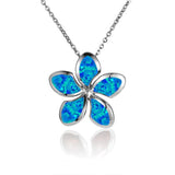 Opal Sunrise Plumeria Pendant Pendant Island by Koa Nani