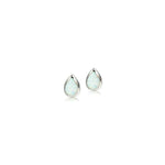 Opalite Teardrop Stud Earrings Earrings Island by Koa Nani 6mm White