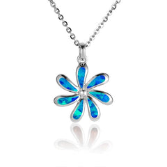 Opal Tropical Tiare Pendant Pendant Island by Koa Nani