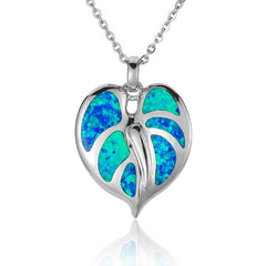 Opalite Anthurium Pendant Pendant Island by Koa Nani