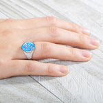 Opalite Full Moon Ring Ring Island by Koa Nani