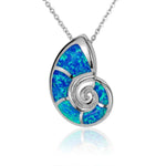 Opalite Nautilus Shell Pendant Pendant Island by Koa Nani