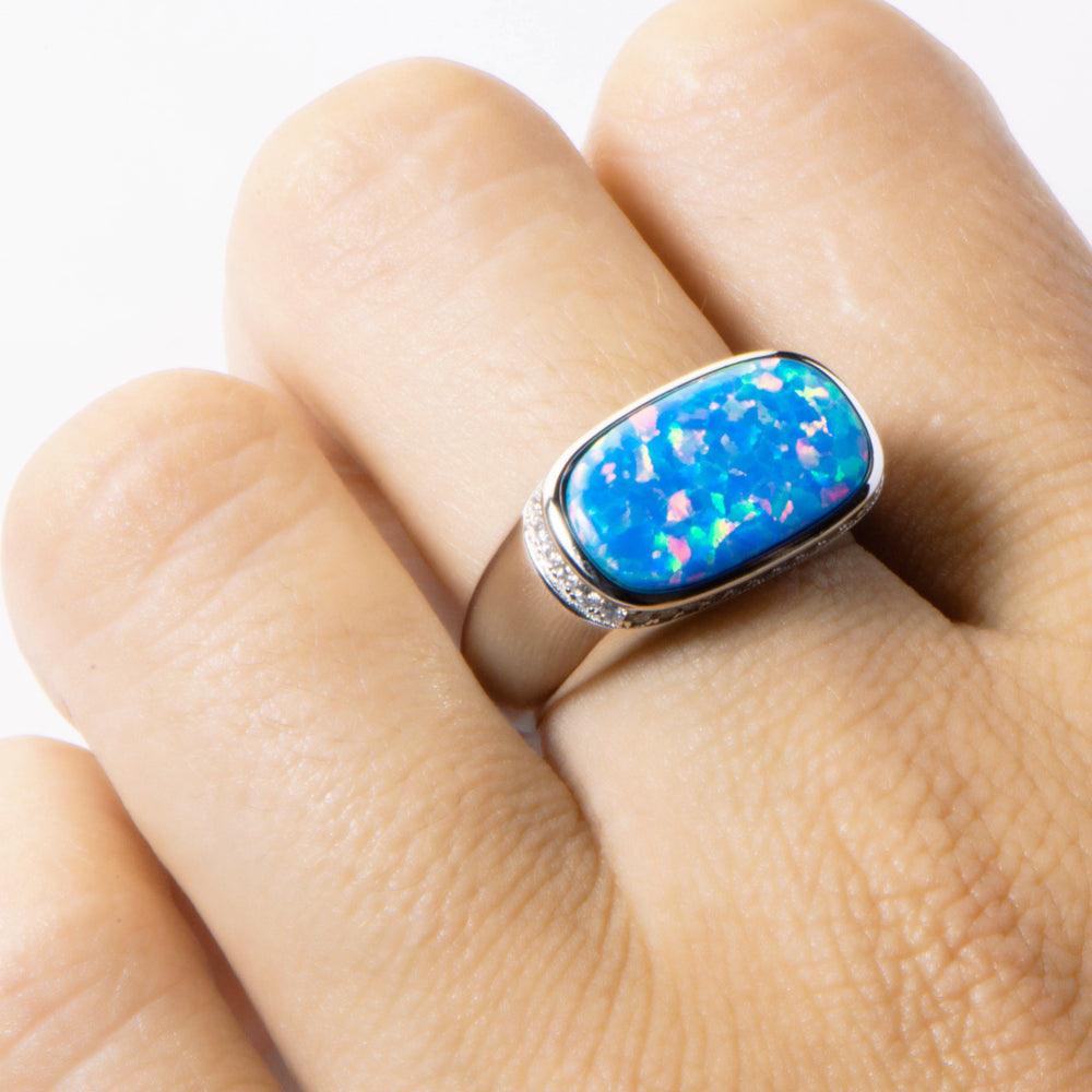 Opalite Sea Salt Ring Ring Island by Koa Nani