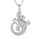 Pavé Gold Dust Gecko Pendant Pendant Island by Koa Nani White Gold