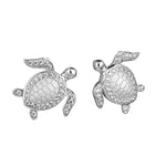 Pavé Maui Honu Stud Earrings Earrings Island by Koa Nani