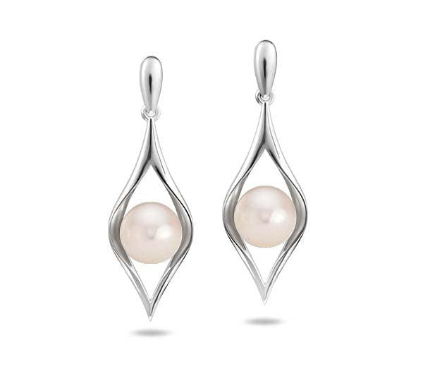 Pearl All Seeing Eye Earrings Earrings Island by Koa Nani Freshwater Pearl