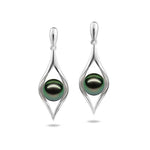 Pearl All Seeing Eye Earrings Earrings Island by Koa Nani Tahitian Pearl