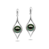 Pearl All Seeing Eye Earrings Earrings Island by Koa Nani Tahitian Pearl