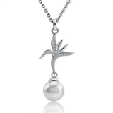 Pearl Bird of Paradise Pendant Pendant Island by Koa Nani Freshwater Pearl