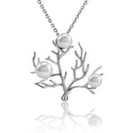 Pearl Coral Pendant Pendant Island by Koa Nani Freshwater Pearl White Gold