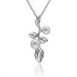 Pearl Heliconia Pendant Pendant Island by Koa Nani Akoya Pearl