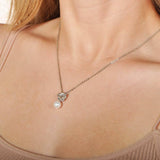 Pearl Hibiscus Pendant Pendant Island by Koa Nani