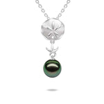 Pearl Hokuhele Sand Dollar Pendant Pendant Island by Koa Nani Tahitian Pearl
