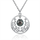 Pearl Honu Infinity Pendant Pendant Island by Koa Nani Tahitian Pearl
