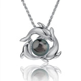 Pearl Infinity Nai'a Pendant Pendant Island by Koa Nani Tahitian Pearl