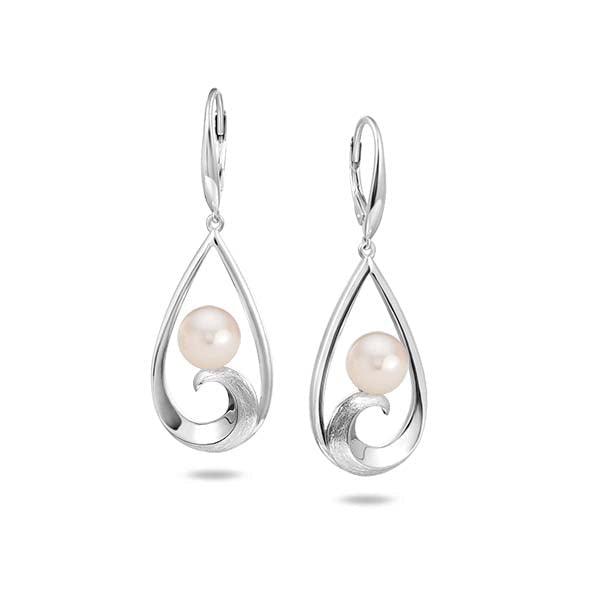Pearl Kai Teardrop Earrings Earrings Island by Koa Nani Freshwater Pearl