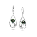 Pearl Kai Teardrop Earrings Earrings Island by Koa Nani Tahitian Pearl