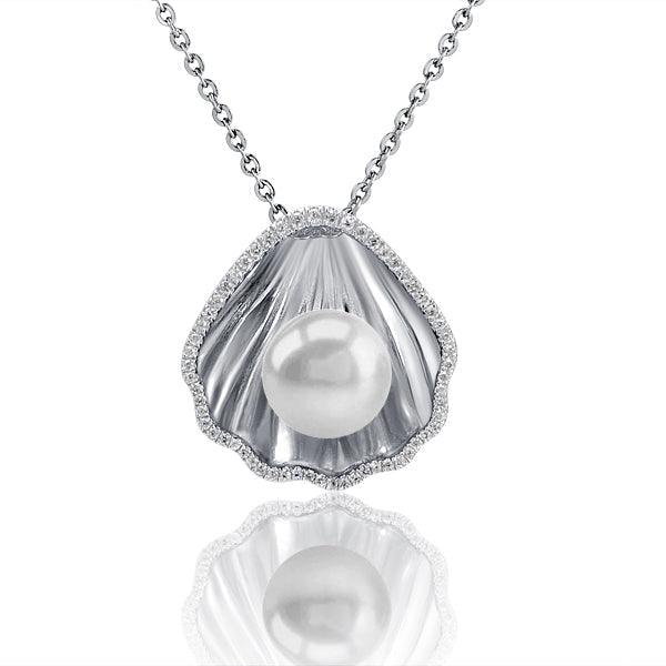 Pearl Mermaid’s Oyster Shell Pendant Pendant Island by Koa Nani Freshwater Pearl