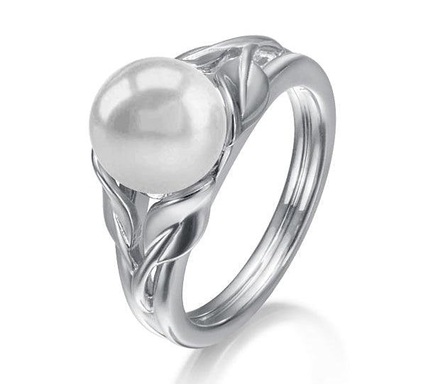 Pearl Moon Vine Ring Ring Island by Koa Nani 5.0 Freshwater Pearl