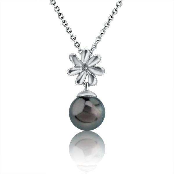 Pearl Mountain Tiare Pendant Pendant Island by Koa Nani Tahitian Pearl