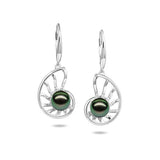 Pearl Nautilus Earrings Earrings Island by Koa Nani Tahitian Pearl