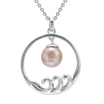 Pearl Ocean Tides Pendant Pendant Island by Koa Nani Akoya Pearl