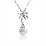 Pearl Palm Tree Pendant Pendant Island by Koa Nani Freshwater Pearl