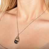 Pearl Palm Tree Teardrop Pendant Pendant Island by Koa Nani