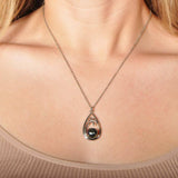Pearl Palm Tree Teardrop Pendant Pendant Island by Koa Nani