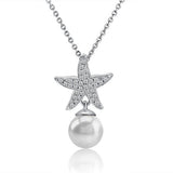 Pearl Pavé Sea Star Pendant Pendant Island by Koa Nani Freshwater Pearl