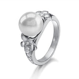 Pearl Plumeria Garden Ring Ring Island by Koa Nani 5.0 Freshwater Pearl