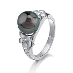 Pearl Plumeria Garden Ring Ring Island by Koa Nani 5.0 Tahitian Pearl