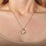 Pearl Plumeria Infinity Pendant Pendant Island by Koa Nani