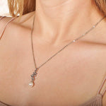 Pearl Plumeria Lei Pendant Pendant Island by Koa Nani