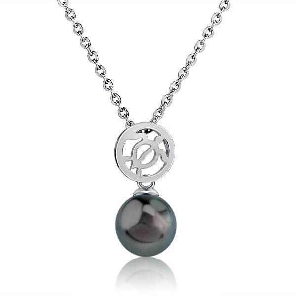 Pearl Polynesian Honu Medallion Pendant Pendant Island by Koa Nani Tahitian Pearl