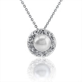 Pearl Royal Plumeria Pendant Pendant Island by Koa Nani Freshwater Pearl