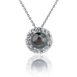 Pearl Royal Plumeria Pendant Pendant Island by Koa Nani Tahitian Pearl