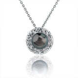 Pearl Royal Plumeria Pendant Pendant Island by Koa Nani Tahitian Pearl