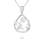Pearl Stingray Teardrop Pendant Pendant Island by Koa Nani Freshwater Pearl