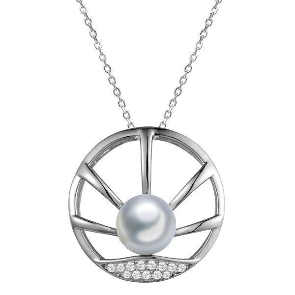 Pearl Sun Beams Eternity Pendant Pendant Island by Koa Nani Freshwater Pearl