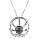 Pearl Sun Beams Eternity Pendant Pendant Island by Koa Nani Tahitian Pearl