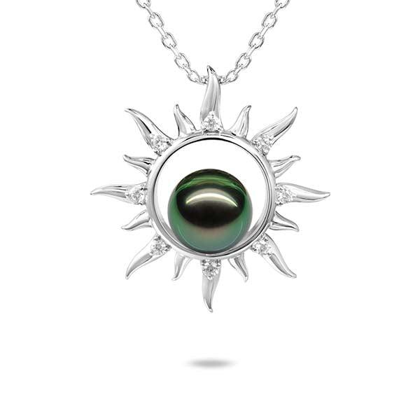Pearl Sun Pendant Pendant Island by Koa Nani Tahitian Pearl