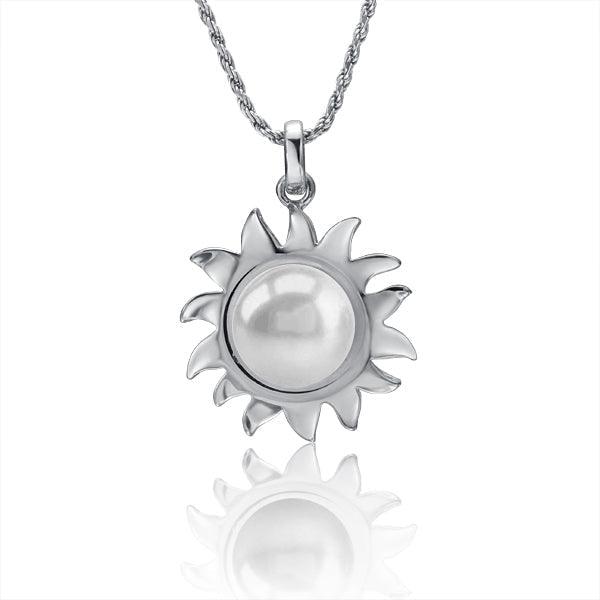 Pearl Sunflower Pendant Pendant Island by Koa Nani Freshwater Pearl
