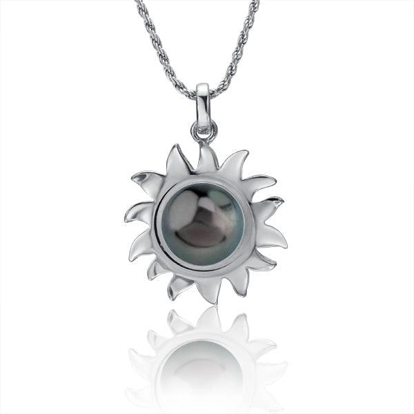 Pearl Sunflower Pendant Pendant Island by Koa Nani Tahitian Pearl